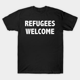 REFUGEES WELCOME 👊🏾 T-Shirt